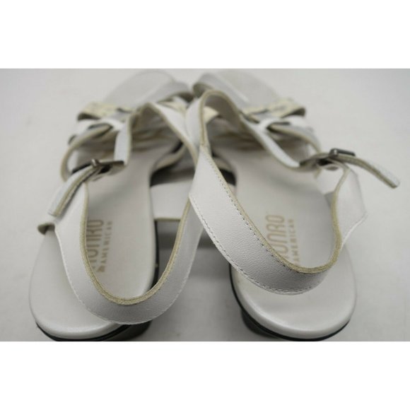 Munro Silver White Sandals Women's 10 M - Picture 10 of 11